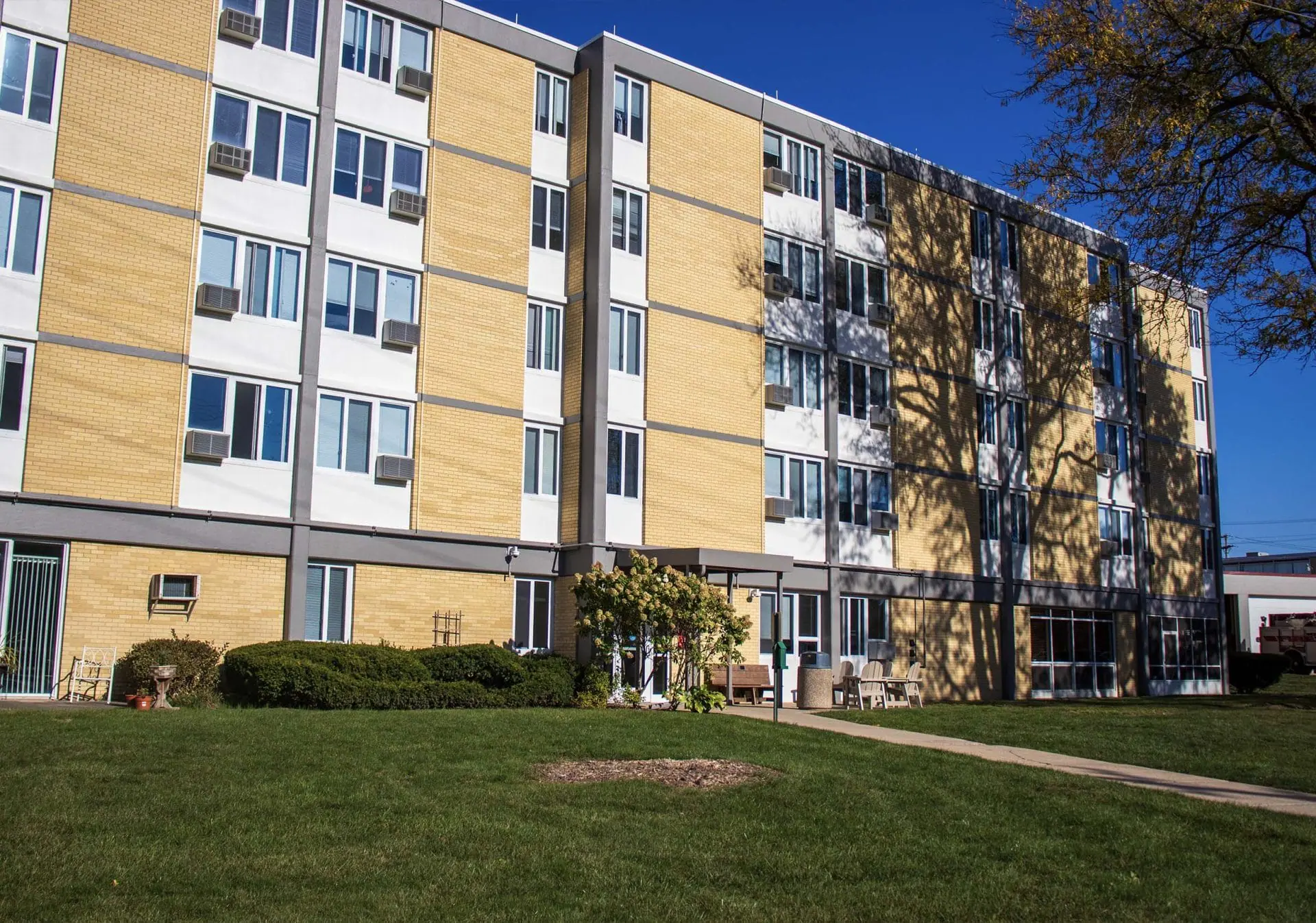 Civic Apartments in Sycamore, Illinois, a Housing Authority of the County of DeKalb property.